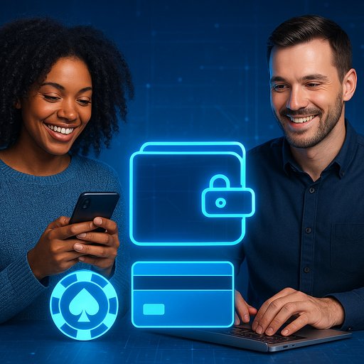 Crickex payment methods hero image showing secure online casino payments, with a modern gateway design and confident players. The scene uses blue tones and a digital wallet motif to convey speed and trust.