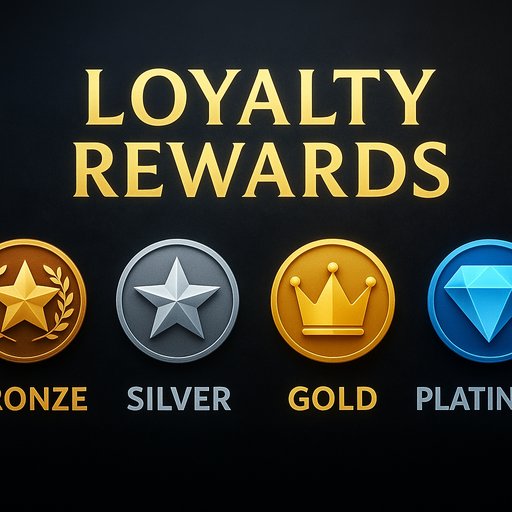 Loyalty rewards banner showing Crickex VIP levels, points, and upgrade rewards with bright icons.