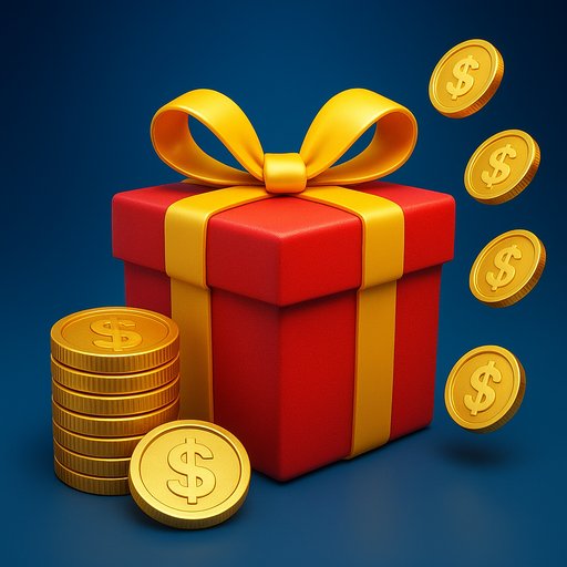 Crickex bonus offers image for Welcome Bonus: vibrant graphic showing gift box and coins, emphasizing a first-deposit incentive for new players